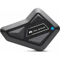 Midland C1410 BT Mini Single Intercom för motorcykel Passar alla hjälmtyper