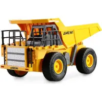 Amewi 22710 2-in-1 Set Kipper & Kettenbagger 1:24 Elektrisk RC Funktionsmodell nybörjare RtR Med ljuseffekt