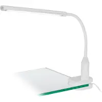 Eglo LAROA bordlampa med klämsj takt i vit
