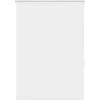vidaXL Rullgardin mörkläggning vit 105x130 cm tyg bredd 100,7 cm
