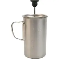 Snow Peak - Kök - Titanium French Press för UnisexTitan - Grå