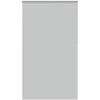 vidaXL Rullgardin mörkläggning ljusgrå 130x210 cm tyg bredd 126,6 cm