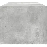 vidaXL TV-bänkar 2 st betonggrå 80x31x25,5 cm konstruerat trä