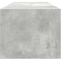 vidaXL TV-bänkar 2 st betonggrå 100x31x25,5 cm konstruerat trä