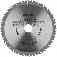 Wolfcraft 6737000 Cirkelklinga För Trä 210 Mm