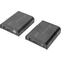 Digitus DS-55529 1 Port HDMI Extender set Svart