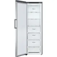 LG 324L Fristående frys (Shiny Steel) - Energiklass E, Total No Frost, Express Freeze - GFT41PZGSZ
