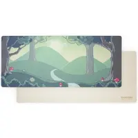 Fr-Tec Tapis de bureau XXL - TANOOKI - Yuki - Réversible - Imperméable - Lavable