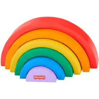 Fisher Price Stapelbar Regnbåge I Trä