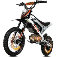 KUKIRIN X1 - Elmotorcykel - Motor 2000W - Batteri 48V 20,8Ah - Maxhastighet 50km/h -12'' & 14'' Däck - Dubbelmotor