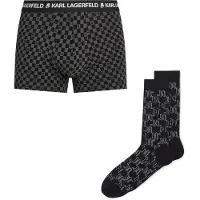 Karl Lagerfeld Boxershorts grå / svart / vit