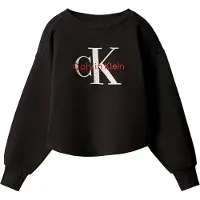 Calvin Klein Jeans Sweatshirt röd / svart / vit