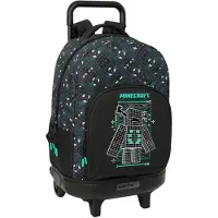 Safta Compact Extraible Minecraft Screen 33l 45x33x22 Cm Ryggsäck Med Hjul