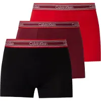 Calvin Klein 3 Pack Trunks Icon Cotton Stretch