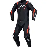 Alpinestars Missile V3 2-delad läderoverall Svart/Röd 58 Herrar sort