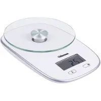 Tristar KW-2445, Elektronisk köksvåg, 5 kg, 1 g, Vit, Glas, Metall, Plast, Glas