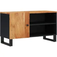 vidaXL TV-skåp 80x33x46 cm massivt akacia och konstruerat trä