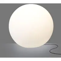 Euluna Kullampa Cumulus XL, Ø 80 cm, vit, plast IP44 E27 XL Nowodvorski Lighting, Vitt / opal, Syntetmaterial
