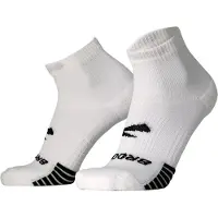 Brooks Socks Ghost Lite Quarter 2-Pack White, Size S