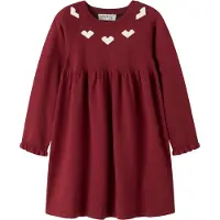Name it Klänning - Stickad - NmfRisse - Spara Dahlia - - 5 år (110) - Klänning