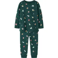 Name it Pyjamas - 2-delad - NmnVismas - Botanisk Garden/Jul - - 4 år (104) - Pyjamas 2-delad