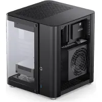 Jonsbo TK-1 2.0 Tempered Glass Microtower Datorchassi Svart