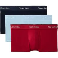 Calvin Klein 3 Pack Low Rise Trunks Icon Cotton Stretch