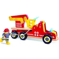 Hape Brandbil Med Siren Och Ljus