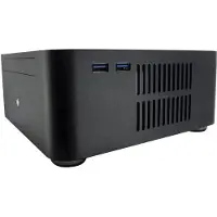 Inter-Tech 88881303 Mini-Tower Datorchassi Svart