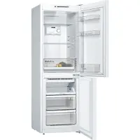 Bosch Serie | 2 KGN33NWEB - Kyl- och frysskåp - bottenfrys - fristående - bredd: 60 cm - djup: 66 cm - höjd: 176 cm - 282 liter - Klass E - vit