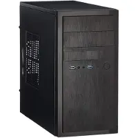 Chieftec HT-01B-350GPB Midi-Tower Datorchassi Svart