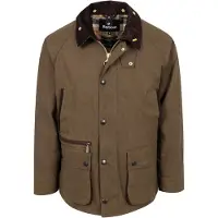 Barbour Classic Bedale Vaxjacka Brun Storlek