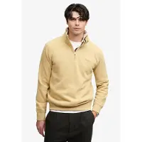 Superdry för män. M2014700A Halvdragkedjetröja Essential Serif Logo Half beige (L), Casual, Bomull