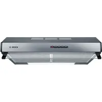 Bosch Serie | 4 DUL63CC50 - Kåpa - standard - bredd: 60 cm - djup: 48.2 cm - utsug och återcirkulering (-) - rostfritt stål