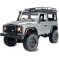 Amewi D90X12 Scale 1:12 Borst motor RC modellbil Elektrisk Skalenlig Crawler Fyrhjulsdrift (4WD) Byggsats 2,4 GHz inkl. batteri och laddningskabel