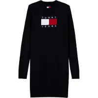 Tommy Hilfiger Dw0dw23322 Långärmad Kort Klänning