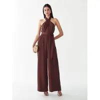 BWLDR Jumpsuit 'Amerie' mörkbrun