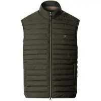 Hackett London för män. HM4000197 Ultraväst mörkgrön (XXL), Casual, Polyester