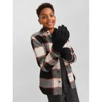 JACK&JONES JUNIOR Handskar - Stickad - Noos - JacBarry - Svart - - L/XL - Handskar