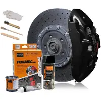 FOLIATEC bromsokfärg Midnight black - pensel