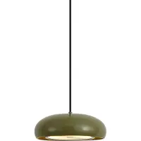 QAZQA Retro taklampa grön med metallskärm 2-ljus - Macaron