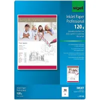 Sigel IP182, bläckstråleskrivare, A4 (210x297 mm), matt, 50 ark, 120 g/m², vit