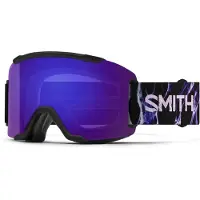 Smith - Skidglasögon - Squad Black Flex Plasma / Chromapop Violet Mirror + Storm Blue Sensor för Unisex