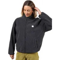 Oxbow - Warpedflo Fleece W Caviar för Unisex - Storlek M - Grå