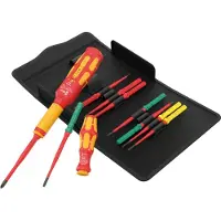Wera Set av isolerade (1 000 V) skruvmejslar WE05006635001; 11 st.