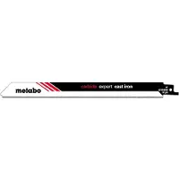 Metabo 631818000, Sticksågsblad, Gjutjärn, Glasfiberförstärkt plast, Plast, Karbid, Svart, Vit, 1,25 mm, 22,5 cm