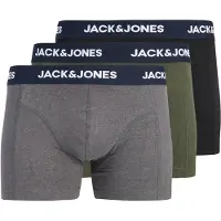 Jack & Jones Boxershorts 'JACLAMP' brunmelerad / oliv / svart