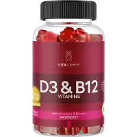 VitaYummy D3 & B12 Vitamins Raspberry 60 pcs (Limited Edition)