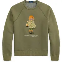 Ralph Lauren för män. 710B28795001 Sweatshirt cruise oliv (XL), Casual, Grön, Bomull, Lång ärm