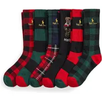 Ralph Lauren Sockor marinblå / grön / röd / svart
